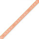 Ribbon text "Stay Strong" Coral red-beige